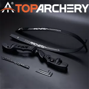 TOPARCHERY 62" Archery ILF Recurve Bow Alloy Riser Competition Athletic 25-50lbs - Picture 1 of 23