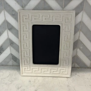Jonathan Adler CHARADE GREEK KEY 4 X 6 FRAME - No Glass - Hanging Only - Picture 1 of 8
