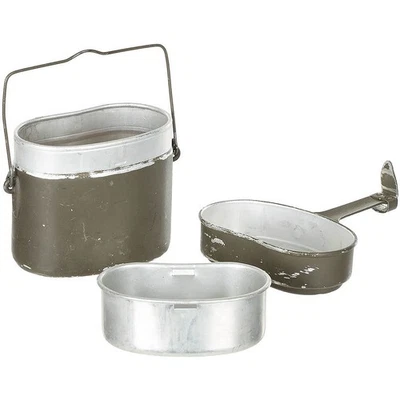 Österreichisches Bundesheer Essgeschirr Kochgeschirr Alu Original wie Bundeswehr - Bild 1 von 4