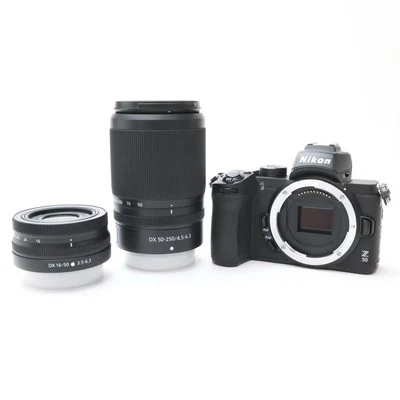 Nikon Z50 + 16-50mm VR + 50-250mm VR Lens Kit Shutter Count 5058 - Image 1 of 4