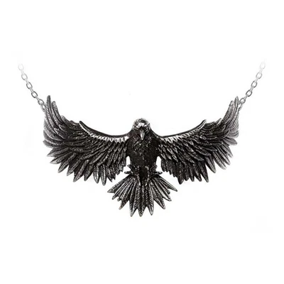 Alchemy Gothic Halskette Damen Curse of Coronis Pendant schwarz/silberfarben - Bild 1 von 2