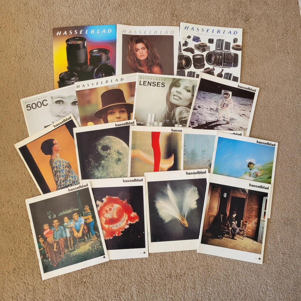 Vintage 60s-90s Hasselblad Camera Literature Catalogs Guides Brochures Lot of 16 - Image 1 of 1
