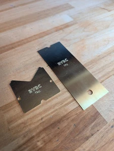 RVRC Brass Chassis Weight Set for Team Associated RC10 B2 and B3 | 51 Gram - Picture 1 of 7