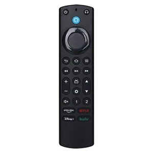For Amazon Alexa Firestick Voice Remote Pro w/ Disney+/HULU/Netflix/Prime Black - Picture 1 of 7