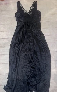 Vintage Damen Nachthemd groß Adonna schwarz lang - Bild 1 von 2