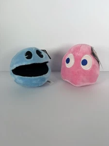 Pac-Man und Geister Plüsch 6er Set Arcade Spiel Sammlerstück Kinder Spielzeug - Bild 1 von 9