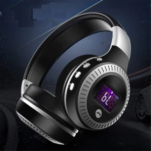 Universal Bluetooth Headset Wireless Hi-Fi Stereo Foldable Headphones Earphones - Picture 1 of 12