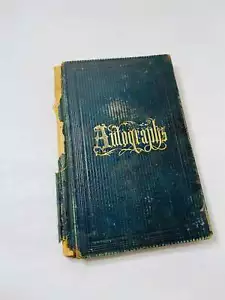 1866 antique Civil War Autograph Book Albany Law School New York Pennsylvania 40 - Picture 1 of 9