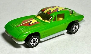 1979 hot wheels Black Wall Split Window 63 Corvette Green Lightning - Picture 1 of 3