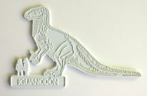 Invicta Iguanodon British Natural History Museum Dinosaur Rubbing Plate Stencil - Picture 1 of 4