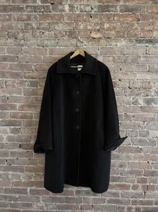 Abrigo Mujer Cinzia Rocca Due, Talla XL, Marrón Oscuro Angora/Lana Italia - Imagen 1 de 9