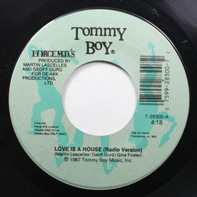 Soul 45 Martin Lascelles Geoff Gurd Gina Foster - Love Is A House (Radio Version Foto 1 de 2