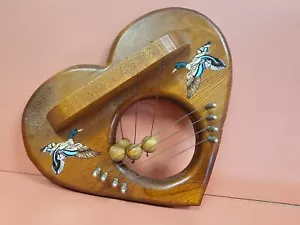 Corazón de pato arpa artesanal - Imagen 1 de 4