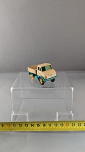 Lesney Matchbox Series Die-cast Toy Car - Unimog - Green Tan - No 49 - Picture 1 of 11