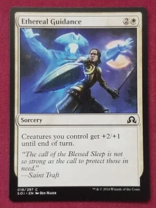 Magic The Gathering SHADOWS OVER INNISTRAD ETHEREAL GUIDANCE white card MTG - Picture 1 of 2