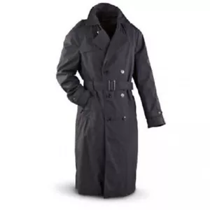 US ARMY GI Uniform Trenchcoat Militär Mantel Military Coat Black USA 44L Gr. 54 - Bild 1 von 2