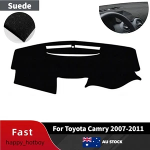 Suede NonSlip Front Dashboard Cover For Toyota Camry 2007-2011 Anti-Sun Dashmat - Picture 1 of 13