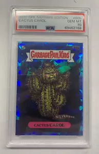 2020 Topps Garbage Pail Kids Sapphire Cactus Carol 60B GPK PSA 10 - Picture 1 of 2