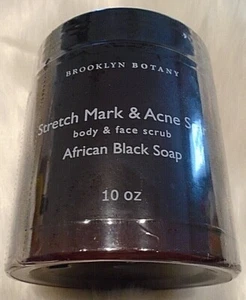 Brooklyn Botany Stretch Mark & Acne Scar Body Scrub & Face Scrub - Made With Afr - Picture 1 of 3