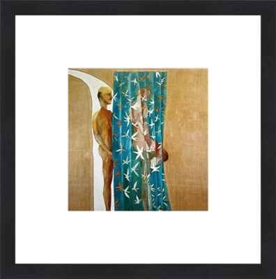 David Hockney Estampado Dos Hombres en una Ducha Galería Personalizada Enmarcado  Foto 1 de 2