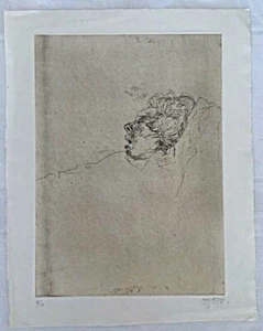 Arikha Avigdor sin título firmado a mano y numerado 8/10 - Imagen 1 de 4