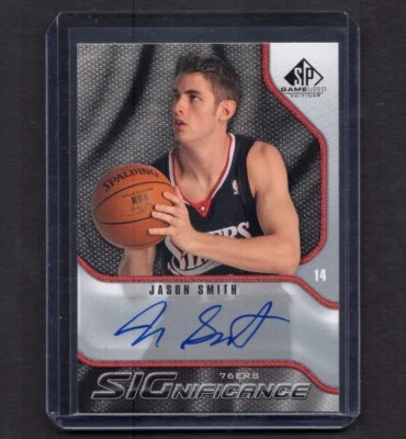 JASON SMITH 2009-10 Upper Deck SP Auto NBA Basketball Card S-JS #14 PSA — 第 1/2 张图片