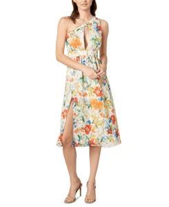 Vestito The Population Vestito Donna Mini Bodycon Increspato Taglia Large - Foto 1 di 3