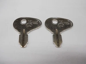 Taylor X70 Key Blank Fits Harley Davidson AMF golf cart Fort lock Lot of 2 - Picture 1 of 2