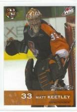 2006-07 Medicine Hat Tigers (WHL) Matt Keetley (goalie)