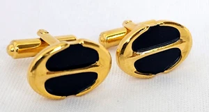 Men's Cufflinks Hino Motors of Toyota Promotional Gold tone & Enamel by Artra - Picture 1 of 2