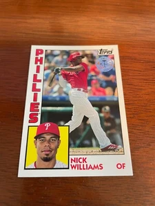 2019 Topps 1984 Topps 35th Anniversary Insert #T84-25 Nick Williams - Phillies - Picture 1 of 2