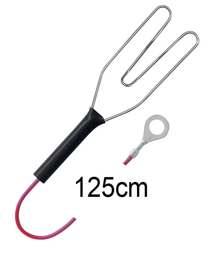 Câble de raccordement pour clôtures électriques en acier inoxydable 125 cm   - Photo 1/1