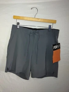 Fox Mens Essex Volley Solid Shorts Gray Medium - Picture 1 of 3