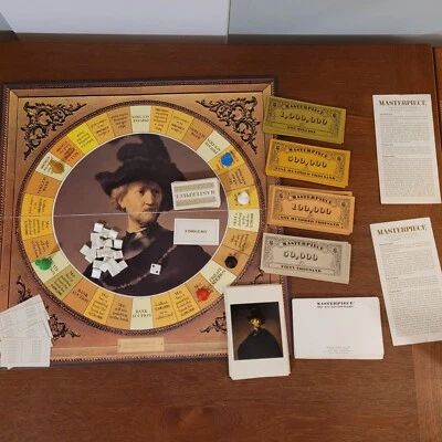 Obra Maestra Arte Subasta Juego Parker Bros Vintage 1976 Edición Piezas de Repuesto Foto 1 de 4