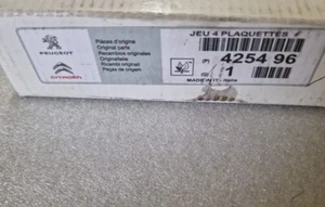 Genuine OEM Fiat 500 Doblo Citroen Nemo Peugeot Bipper Front Brake Pads 77364637 - Picture 1 of 6