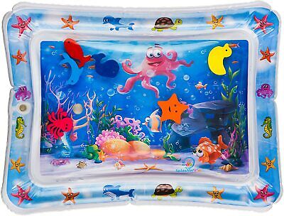 Inflatable Baby Water Play Mat Infants Toddlers Kid Perfect Fun Tummy Time Large • 8.99£