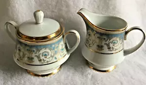Vintage Noritake Polonaise Creamer And Sugar Bowl Set - Picture 1 of 1