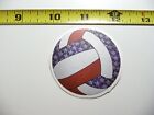USA VOLLEYBALL RED WHITE BLUE STARS DECAL STICKER GAME ATHLETIC SPORTS GAME