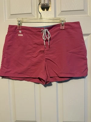2004 Vtg pink Tommy Hilfiger nylon swim shorts, size L - Image 1 of 3