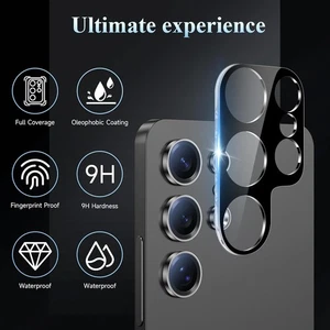 Paquete de 1 protector de lente de cámara de vidrio templado para Samsung S25/S25 Plus/S25 Ultra - Imagen 1 de 11