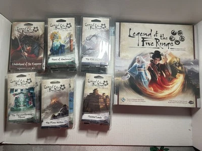Legend of the Five Rings the Card Game ENORME LOTE todo sellado NÚCLEO, dinastía, clan Foto 1 de 4