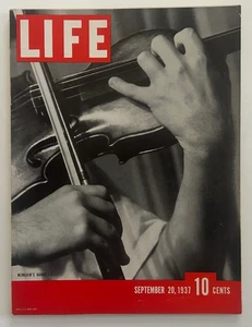 Vintage September 20, 1937 LIFE Magazine - MENUHIN'S HANDS - Imagen 1 de 2