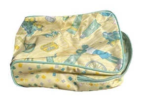 Clinique (HAS STAIN) Sports Makeup Bag Pouch Ski Tennis Bike Rollerblade 80s Pop - Picture 1 of 10
