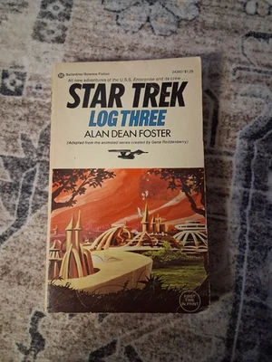 STAR TREK LOG THREE by Alan Dean Foster (1975) Ballantine paperback 1st - Image 1 of 4