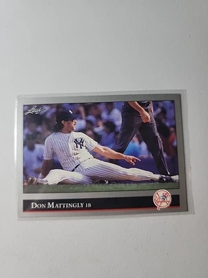 1992 Leaf #57 Don Mattingly New York Yankees - Image 1 of 2
