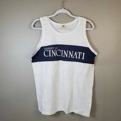 Vintage University Of Cincinatti Tank Top Velva Sheen 80s Single Stitch M - Image 1 of 4