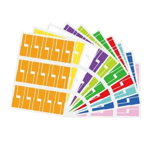10 Colors Cable Labelling Labels for Cable Marking Classification - Afbeelding 1 van 8