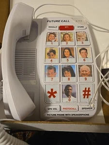 Future Call Picture Phone z głośnikiem FC-1007 SP Wzmocniony, łatwy przewód do wybierania - Zdjęcie 1 z 7