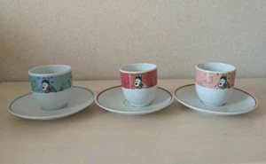 ¡NUEVO! ¡RARO! TINTIN Small Demitasse Cup & Saucer Set de 3 cerámicas F/Sw/tracking - Imagen 1 de 5