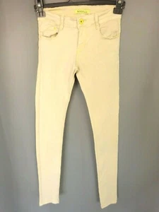 Pantalon femme Slim stretch "Woos jeans" jaune Taille FR34 US2 UK6 W27 L28 - Picture 1 of 7